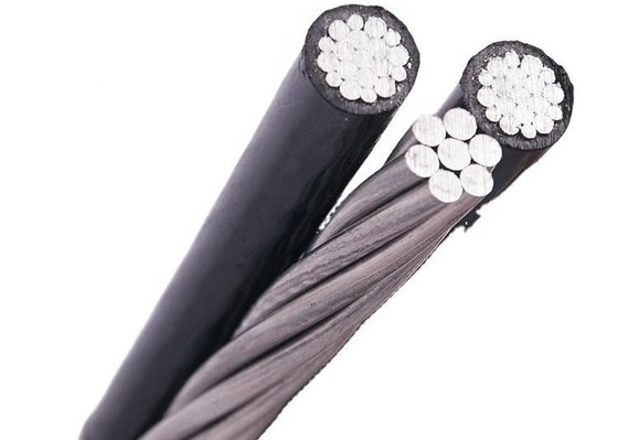 Hüllen-Triplex Freileitungs-obenliegender Service-Transceiverkabel PVC-1kv