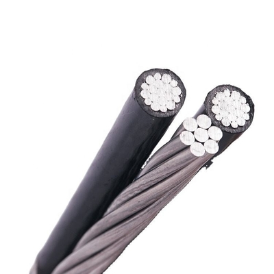 1kv 4 AWG XLPE isoliertes Kabel Triplex-Überkopf-Service-Abfallkabel