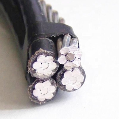 Aluminium-Quadruplex-Überkopf-Service-Abfallkabel mit Kreuzverbindung aus Polyethylen