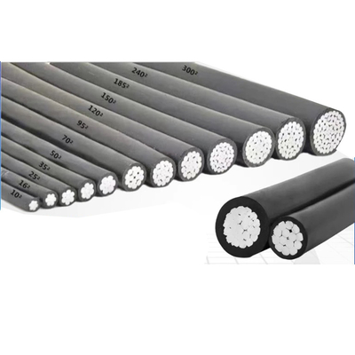 OEM Abc Aluminium Leiterkabel Elektrodraht Stromkabel 4 Kern 35mm 50mm 70mm 95mm 120mm 185mm 240mm ACSR Korrosionsbeständig