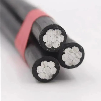 0.6/1kv Niederspannung Mittelspannung Abstandsspalter Oberleitung Isolierte Leitung Aluminium-Aerial Bundle Kabel ABC-Kabel