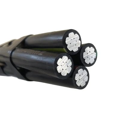 0.6/1kv Niederspannung Mittelspannung Abstandsspalter Oberleitung Isolierte Leitung Aluminium-Aerial Bundle Kabel ABC-Kabel