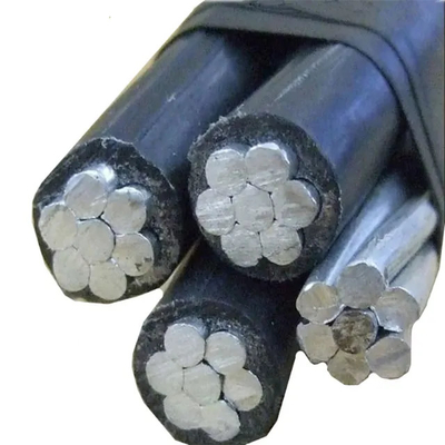 1KV Niederspannungs-Aerial-ABC-Kabel PVC/PE/XLPE Isoliertes Oberleitungskabel