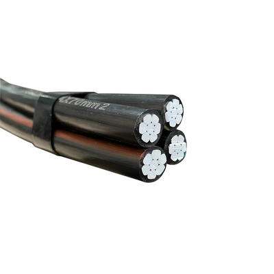 Oberkopfverdrehte Aluminium-Aerial-ABC-Kabel-Aerial-Bundle-Elektrikabel