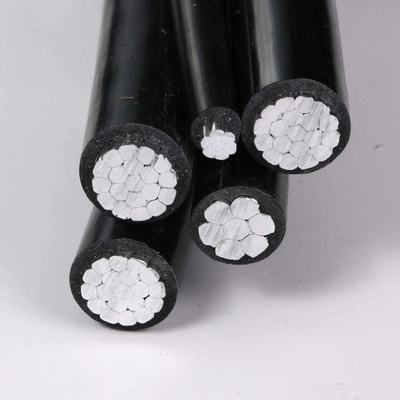 ABC-Kabel Luftbundenelektrische selbsttragende Aluminium-XLPE-PVC-PE-isolierte Oberleitungsleitung