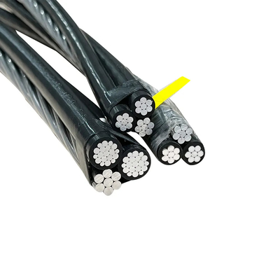 Niedrigspannung 0,6/1kv XLPE/PVC Isolierter Luftbundle Spezifikation Mehrkerndraht Oberleitungskabel ABC