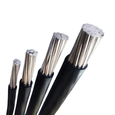 Oberflächliche Aluminiumleitung XLPE Isolierte elektrische Kabel Quadruplex Duplex Triplex Drop elektrische Drahtkabel