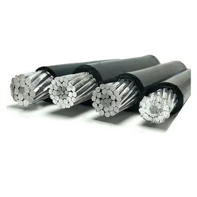 Oberflächliche Aluminiumleitung XLPE Isolierte elektrische Kabel Quadruplex Duplex Triplex Drop elektrische Drahtkabel