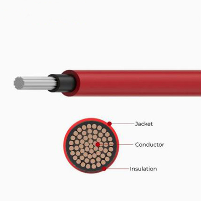 4mm 6mm 10mm Solar-PV-Kabel Kupfer XLPE UV-beständig