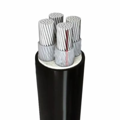 PVC-isolierte PVC-ummantelte Niederspannungs-Stromkabel mit 4 Adern, Aluminium/Aluminiumlegierungsleiter, Niederspannungskabel