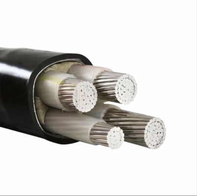 PVC-isolierte PVC-ummantelte Niederspannungs-Stromkabel mit 4 Adern, Aluminium/Aluminiumlegierungsleiter, Niederspannungskabel