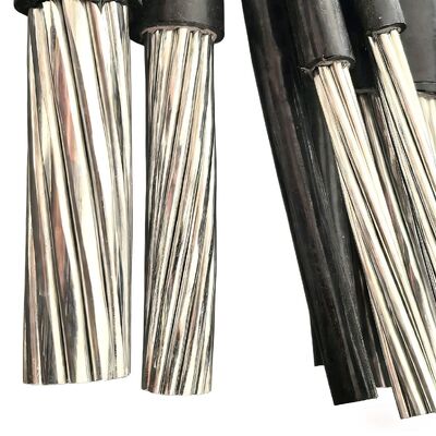 LV ABC Niederspannungs-Aerial-Bundle-Kabel Aluminium/Aluminiumlegierung Kern 0,6/1kV Überspannungsanlage Anpassbar