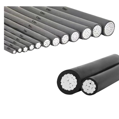 Aluminiumlegierung isoliertes Oberleitungskabel mit PVC-Hochleistungskabel für die Stromübertragung
