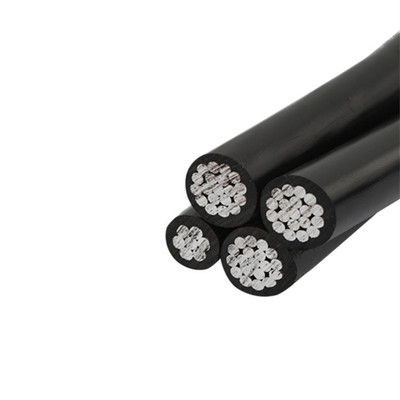 Solides PE-isoliertes Oberleitungsleitungskabel für elektrische Stromversorgung Leitungen Kupferstrangleiter IP67 1KV-10KV für RoHS