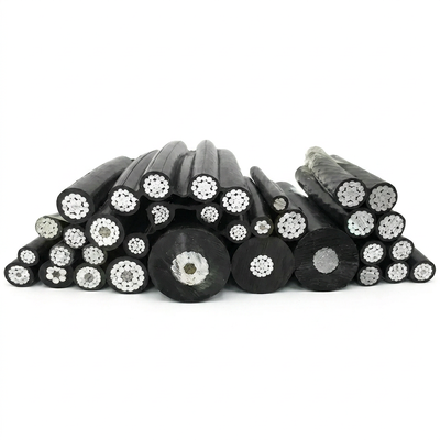 0,6/1 kV JKLYJ ABC-Kabel, Aluminiumleiter, XLPE-isoliertes elektrisches Freileitungskabel für Stromnetz
