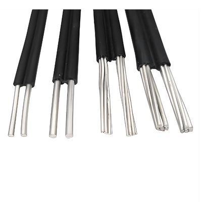 Zwei-Kern Kupfer XLPE Isoliertes Niederspannungskabel IP67 mit Nennwert 0,6/1kV für Ober- und Untergrundnutzung