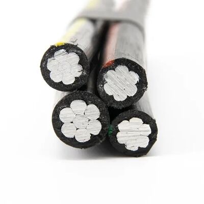 0.6/1kv Oberkopf Aluminium Leiter XLPE Isolierte elektrische Kabel Quadruplex Duplex Triplex Service Drop elektrische Draht ABC Kabel