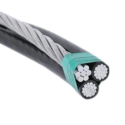 Duplex-Triplex-Quadruplex-Flugkabel, gebündelt/bündelt, über dem Oberkopf, XLPE isoliertes Aluminium-ABC-Kabel