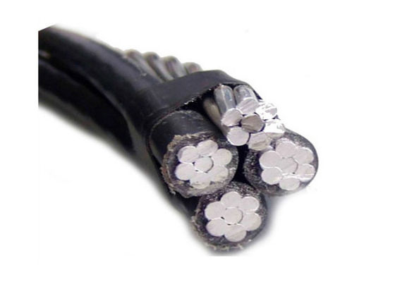 XLPE isolierte leiter-Aerial Bundle-Kabel des ABC-Kabel-obenliegenden zweiadrigen Kabels Aluminium