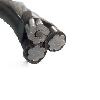 Quadruplex zusammengerolltes Luftkabel des Service-Tropfen-IEC60502