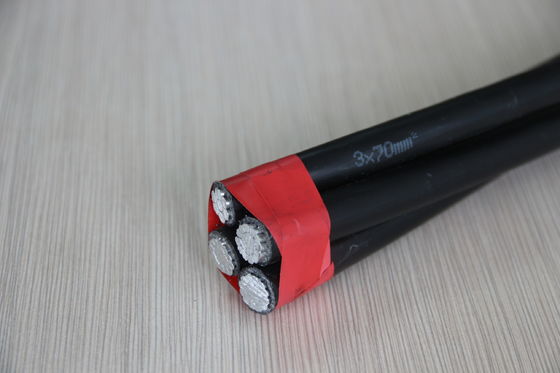 Quadruplex XLPE isolierte Aluminiumunterstützung leiter-Cable Service Drops/ACSR