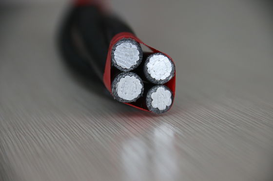 zusammengerollte leiter-Insulated Pvc Low-Luftspannung des Kabel-0.6/1kv Aluminium
