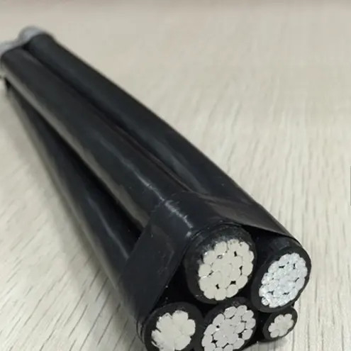 0.6/1kV Duplex Triplex Aluminium Leiter ABC-Kabel XLPE LDPE PVC Isolierung Oberkopf Aluminium Vormontage Drähte