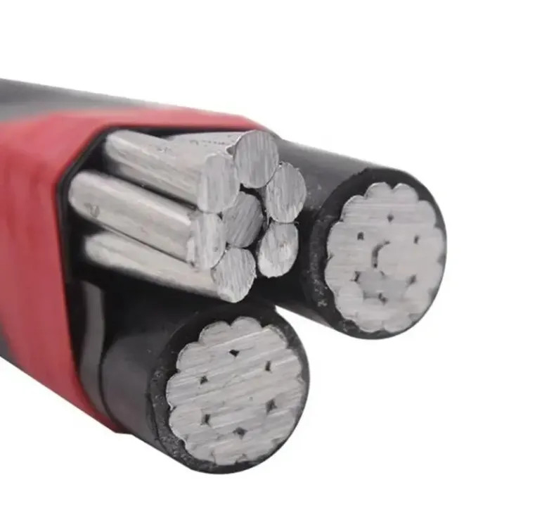 0.6/1kv Niederspannung Mittelspannung Abstandsspalter Oberleitung Isolierte Leitung Aluminium-Aerial Bundle Kabel ABC-Kabel