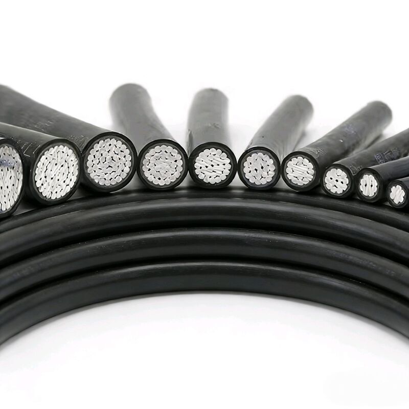 LV ABC Niederspannungs-Aerial-Bundle-Kabel Aluminium/Aluminiumlegierung Kern 0,6/1kV Überspannungsanlage Anpassbar