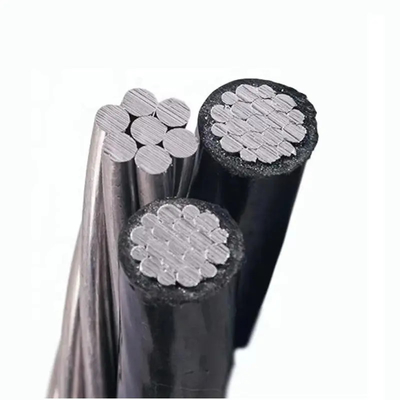 Aluminiumleiter LV ABC-Kabel XLPE PE LDPE PVC Isoliertes Oberleitungs-Duplex-Duplex-Quadruplex-Service-Dropkabel