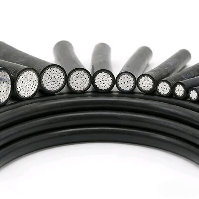 LV ABC Niederspannungs-Aerial-Bundle-Kabel Aluminium/Aluminiumlegierung Kern 0,6/1kV Überspannungsanlage Anpassbar