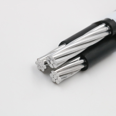 Aluminium-Dreifachdraht XLPE Isoliertes Oberleitungs-ABC-Kabel Drei-Drei-Phasen-Kabel