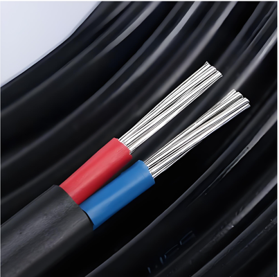 Zwei-Kern Kupfer XLPE Isoliertes Niederspannungskabel IP67 mit Nennwert 0,6/1kV für Ober- und Untergrundnutzung