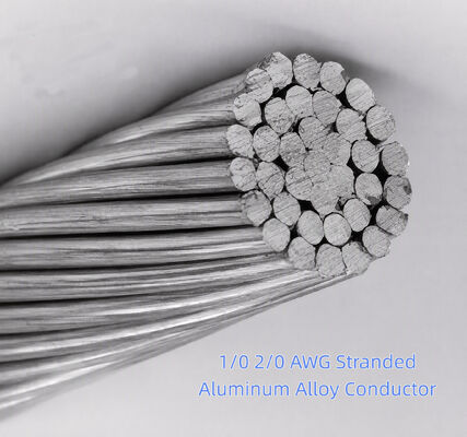 1/0 2/0 AWG Litzen-Aluminiumlegierungsleiterkabel Blankleiter AAC/ACSR/ABC/AAAC Aluminium-Elektrokabel