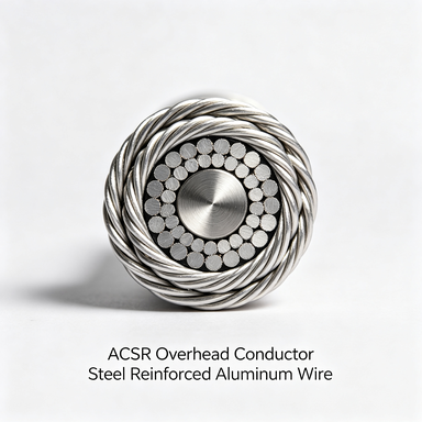 ACSR Oberleitungsdraht aus Stahlverstärktem Aluminium für Stromleitungen